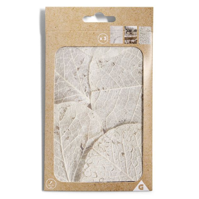 Lot de 3 affiches papier gris 10x15cm