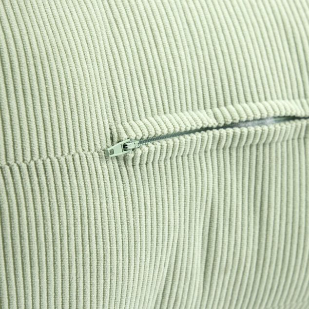 Coussin de dos polyester c&ocirc;tel&eacute; 55x35x&Eacute;p10cm (2 mod&egrave;les vert ou blanc)