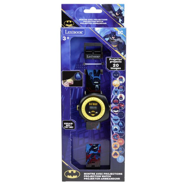 Montre enfant digitale Batman avec projection 20 images plastique noir