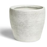 Pot fibre d'argile blanc &Oslash;35xH32cm