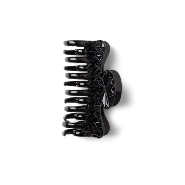 Pince cheveux crabe noir brillant L9cm