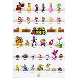 Poster Super Mario - Character Parade