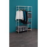 Penderie ouverte blanche 4 &eacute;tag&egrave;res