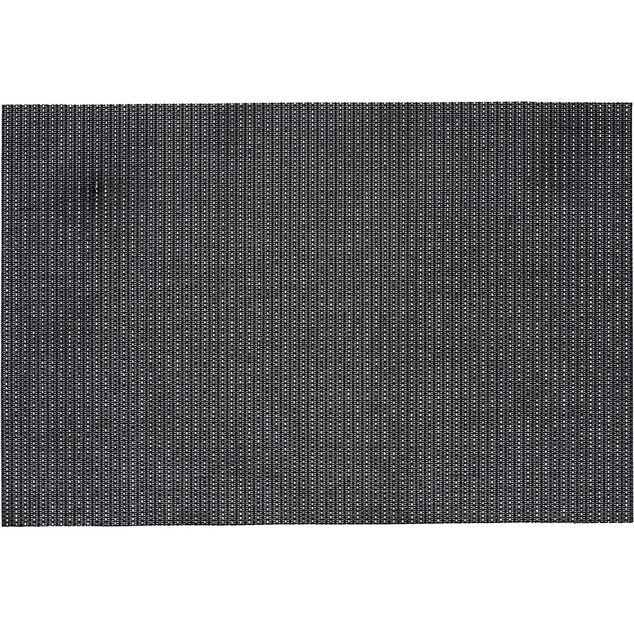 Set de table rectangulaire pvc noir design ligne