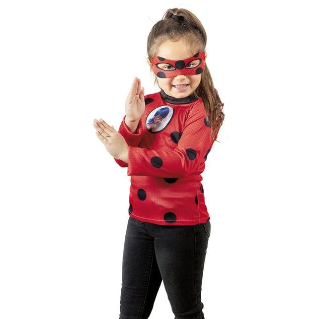D&eacute;guisement enfant Lady Bug haut et masque 5/8 ans