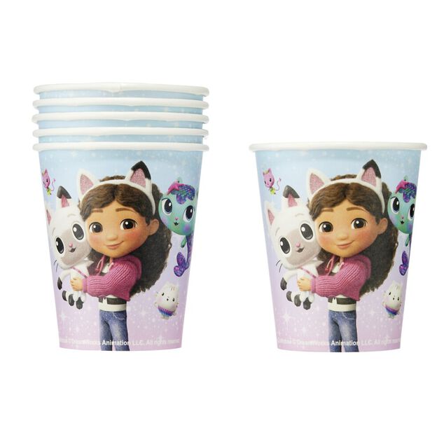 Gobelet carton Gabby Chat 25cl x6