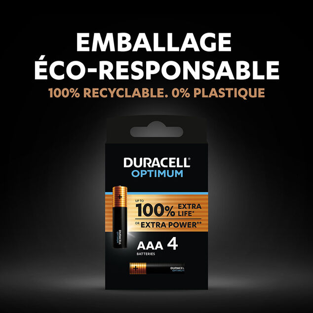 Pile Duracell Optimum AAA LR03 x4