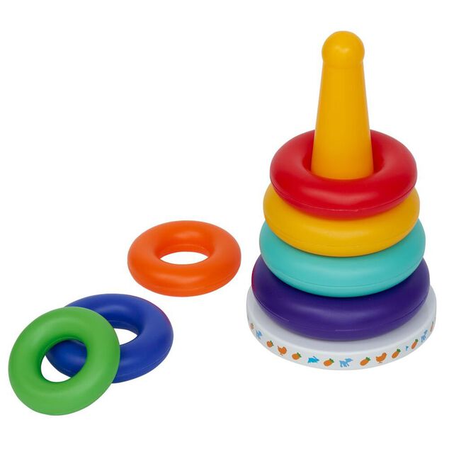 Jeu &eacute;veil musical anneaux &agrave; empiler