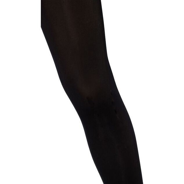 Collants noirs ind&eacute;chirables semi opaques Taille unique