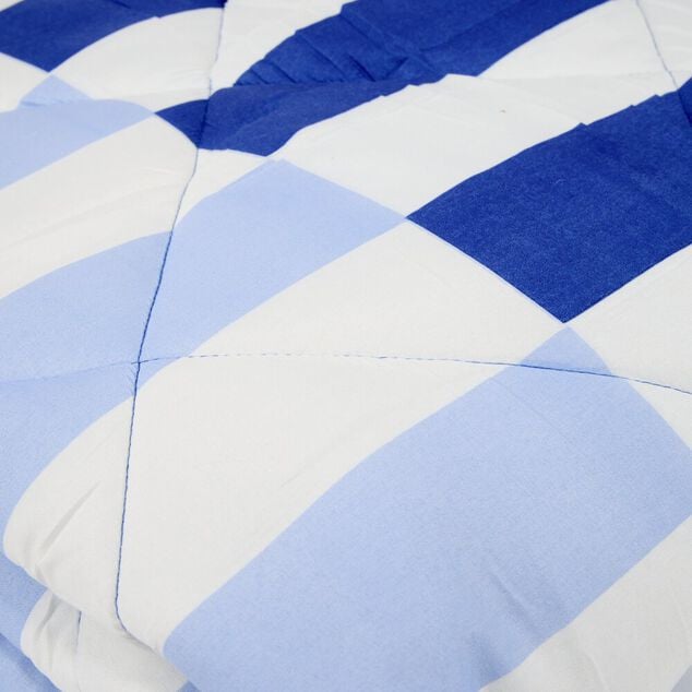 Couette l&eacute;g&egrave;re 1 personne imprim&eacute;e polyester 140x200cm