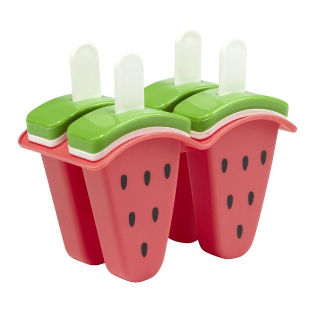 Moule &agrave; glace x4 motif fruit H11,5cm (2 mod&egrave;les past&egrave;que ou ananas)