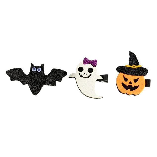 Barrette cheveux enfant Halloween x2