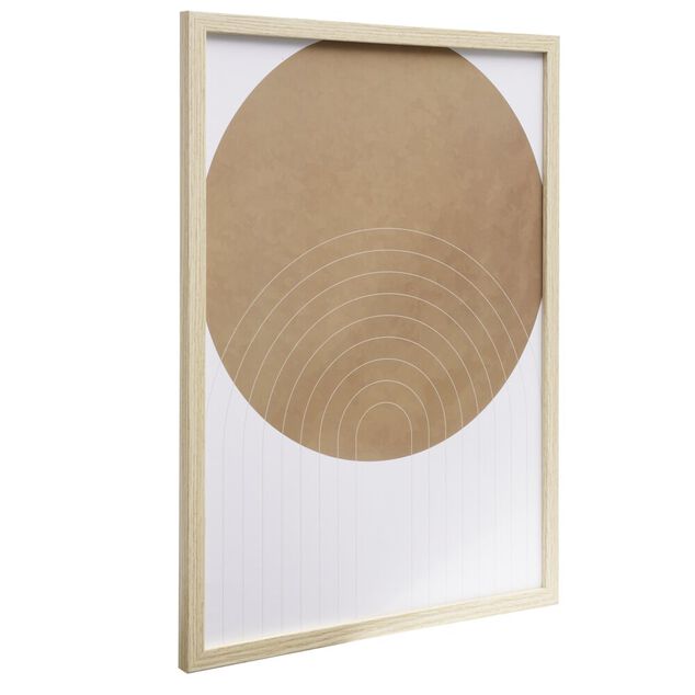Cadre décoratif en bois MDF et papier 30x40cm (2 modèles)