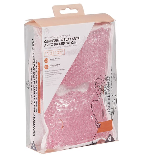 Ceinture relaxante avec billes de gel