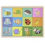 Puzzle animal &eacute;ducatif bois 30x22cm