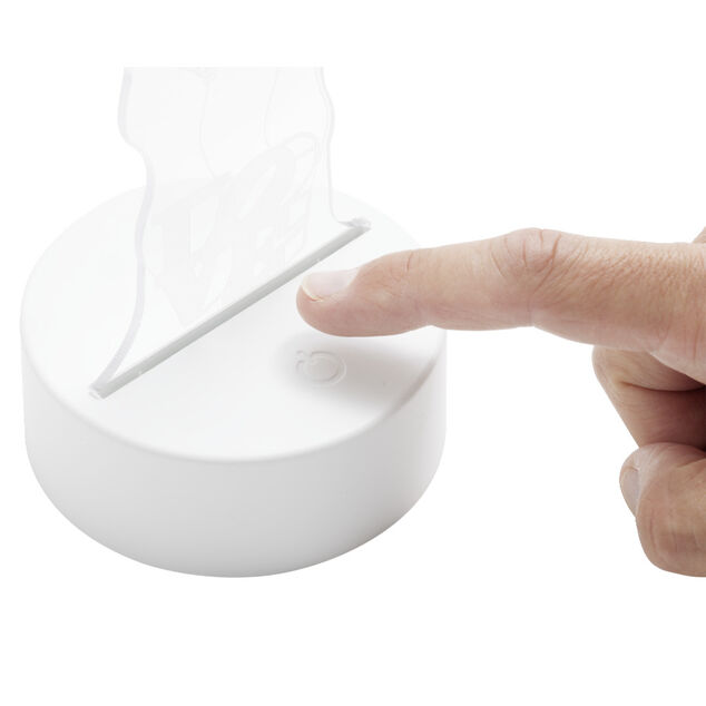 Lampe LED 3D façon origami forme cheval 16x9,8xH15,5cm