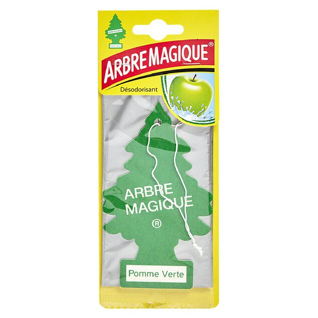 Arbre magique d&eacute;sodorisant voiture senteur pomme