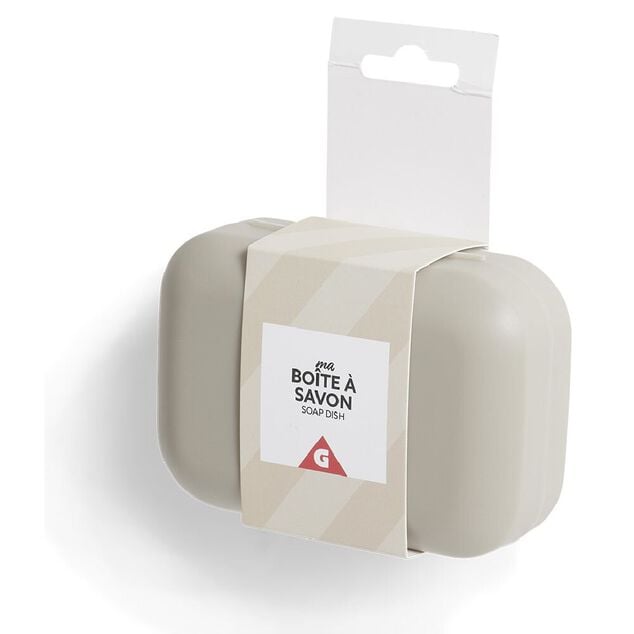 Bo&icirc;te &agrave; savon en plastique - 11,2x7,8xH.3,8 cm