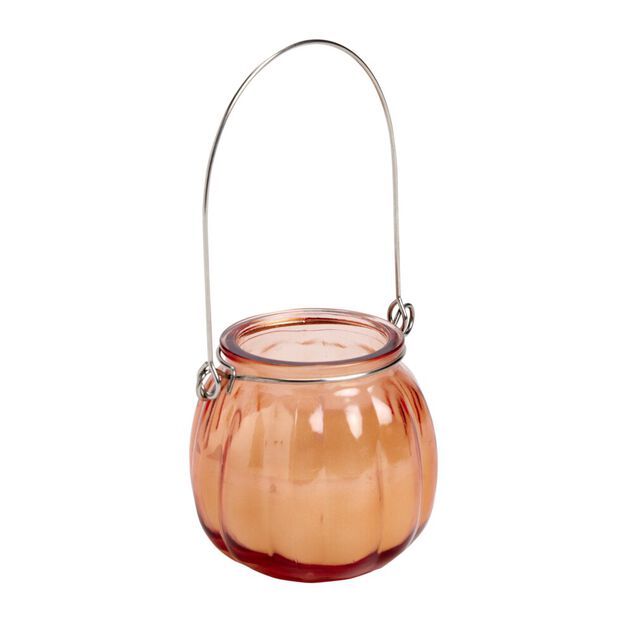 Bougie citronnelle dans verre &agrave; suspendre &Oslash;8x7cm (3 mod&egrave;les)