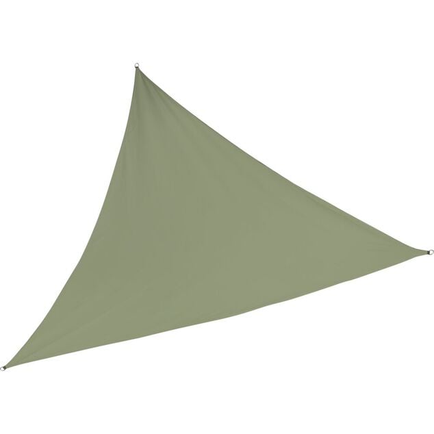 Voile d'ombrage Delta triangulaire vert 300x300x300cm