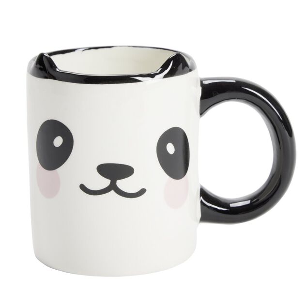 Mug céramique avec chaussettes coton motif animaux kawaii T36/40 (2 modèles)