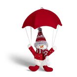 Bonhomme de neige avec parachute H32cm - 2 modèles