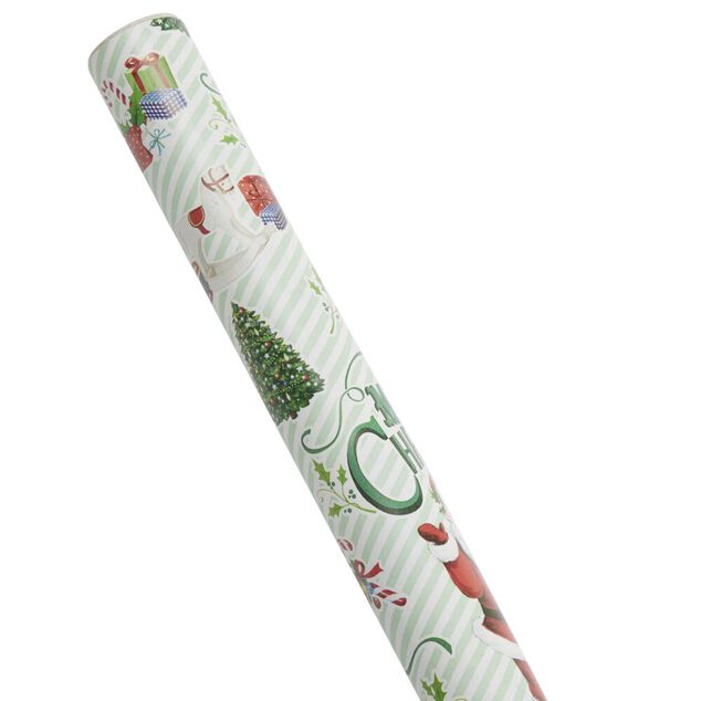 Papier cadeau Noël x4 rouleau 2m (2 modèles)