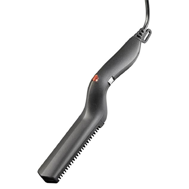 Mini lisseur 2en1 Homday barbe et cheveux avec peigne int&eacute;gr&eacute;