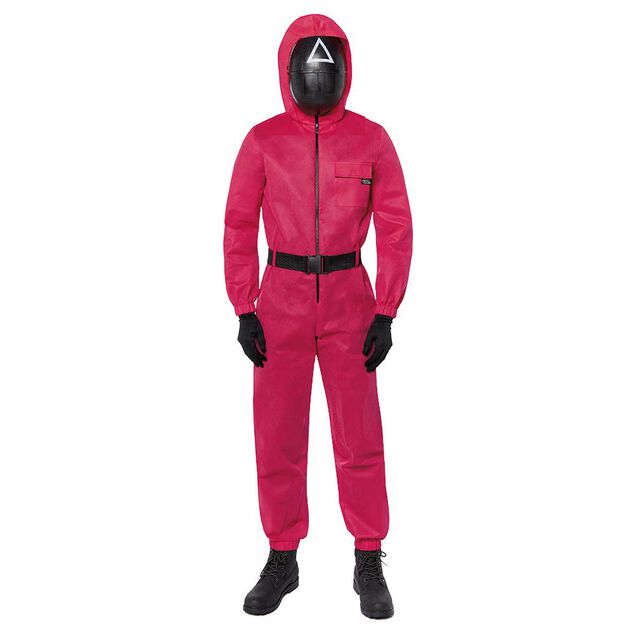 D&eacute;guisement combinaison Squid Game rouge Taille S