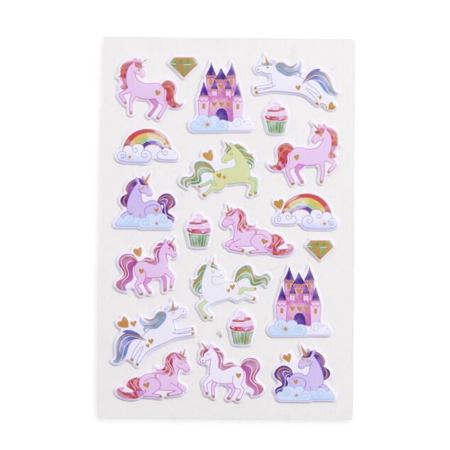 Planche de stickers fantaisie - 4 modèles