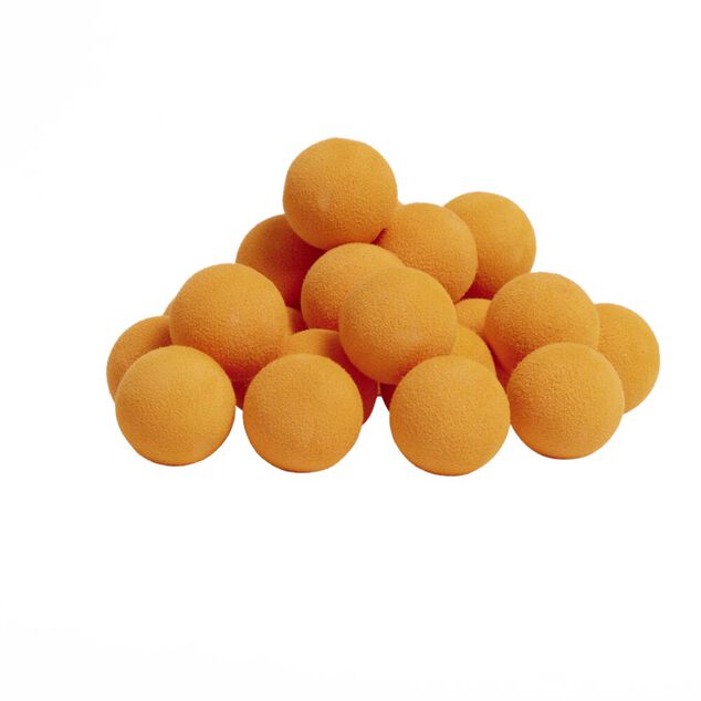 Balle en mousse orange x24