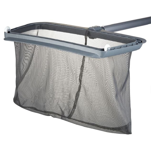 &Eacute;puisette de fond &agrave; roulettes pour piscine