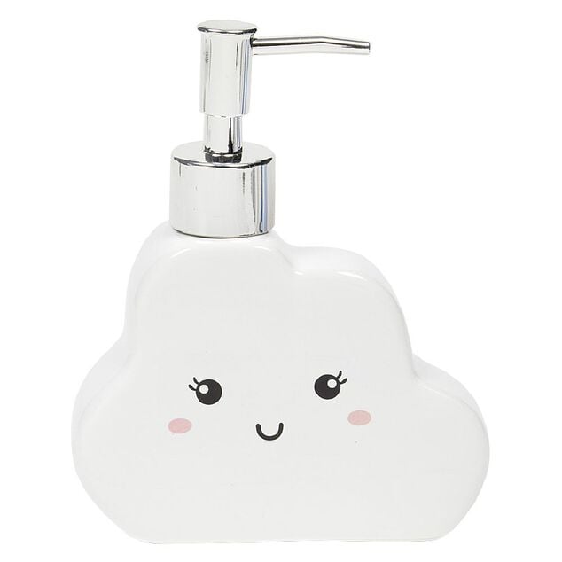 Distributeur &agrave; savon en c&eacute;ramique design nuage