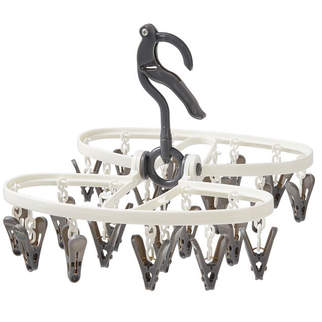 S&eacute;choir &agrave; suspendre &eacute;tendoir &agrave; linge 24 pinces