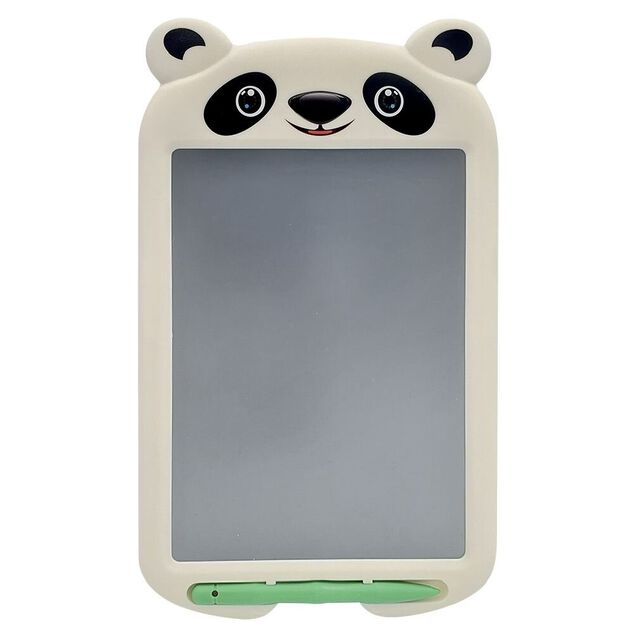 Tablette d'écriture enfant écran LCD forme ours H20cm blanc ou bleu