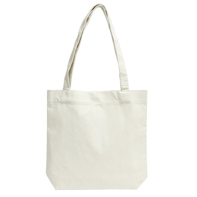 Tote bag velours c&ocirc;tel&eacute; 34x8xH32cm (3 mod&egrave;les)