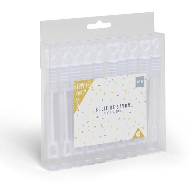 Tube bulle de savon mariage x10