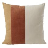 Coussin d&eacute;co tricolore 45x45cm