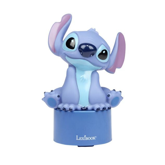 Veilleuse haut-parleur Disney Stitch bluetooth plastique bleu 13x9xH18,5cm