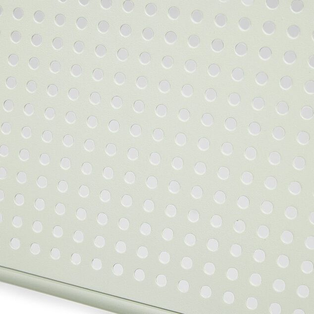 Chaise basse de jardin Faro empilable m&eacute;tal vert 56x56xH75cm