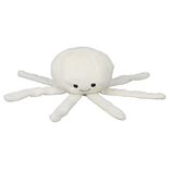 Peluche veilleuse pieuvre lumineuse blanche Ø20xH17cm