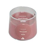 Bougie parfumée dans verre senteur fruits rouges 30H