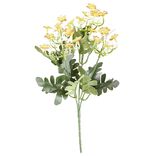 Fleurs piquet Succulentes dorées en polyéthylène