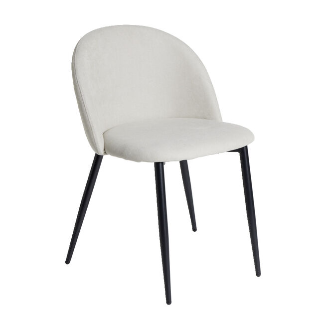 Chaise Ga&euml;lle noir et gris L51xP55xH75cm