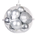 Boule de Noël argentée x20