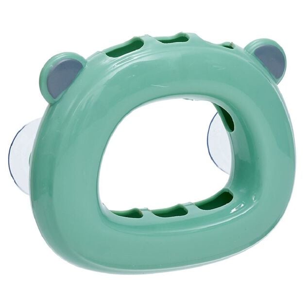 Support 3 brosses &agrave; dents enfant vert