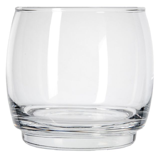 Verre bas transparent 33 cl x3