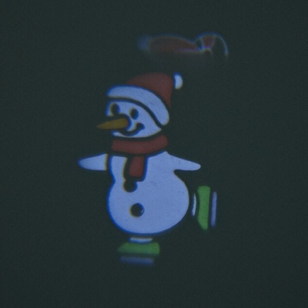 Projecteur ext&eacute;rieur LED solaire No&euml;l motifs anim&eacute;s