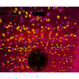 Boule à facettes rotative avec lumière Ø20xH27,5cm