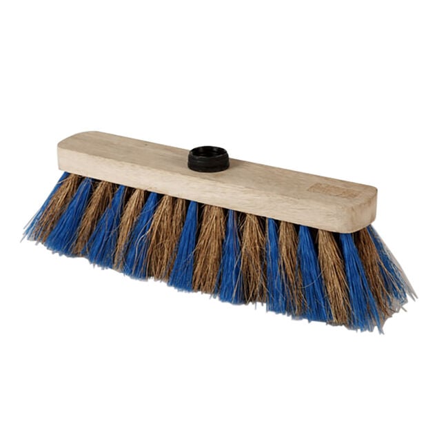 T&ecirc;te de balai en fibre de coco z&eacute;br&eacute;e